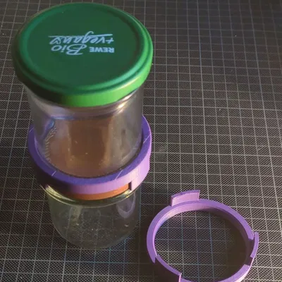 Adapter Chồng Hũ Nắp Vặn 70mm