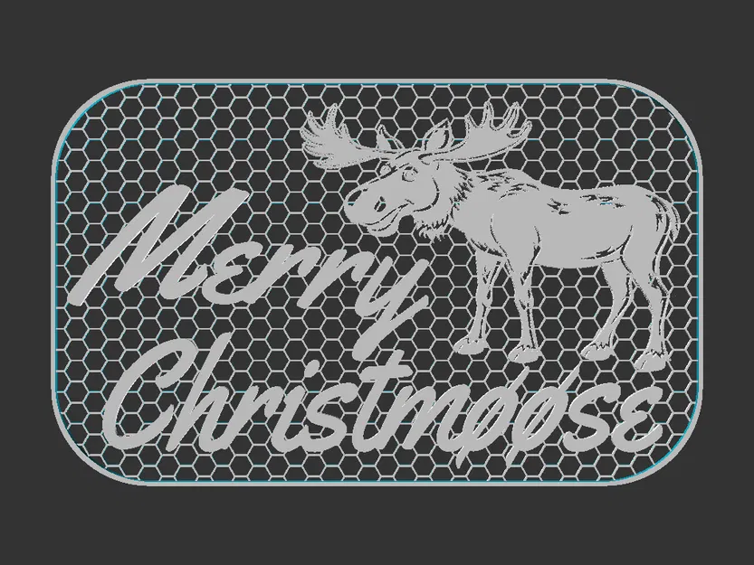 Biển báo Merry Christmoose - Image 2