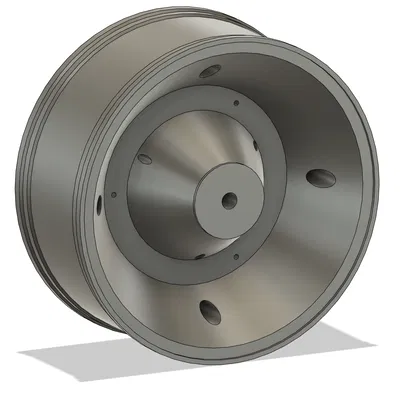 Mâm Bánh Sau John Deere Đúc Nặng Tỷ Lệ 1:8