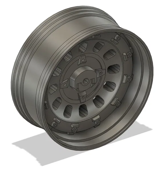 Mâm Bánh Sau Xe International Harvester Tỷ Lệ 1:8 - Image 1