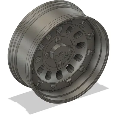 Mâm Bánh Sau Xe International Harvester Tỷ Lệ 1:8