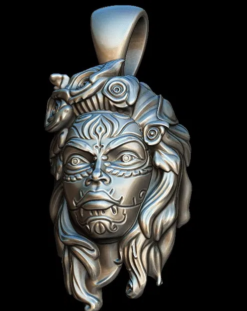 Mô Hình OBJ 3D Miễn Phí - Cô Gái Đầu Lâu Đường Catrina - Image 2