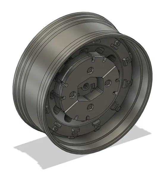 Mâm Bánh Sau Xe International Harvester Tỷ Lệ 1:8 - Image 3