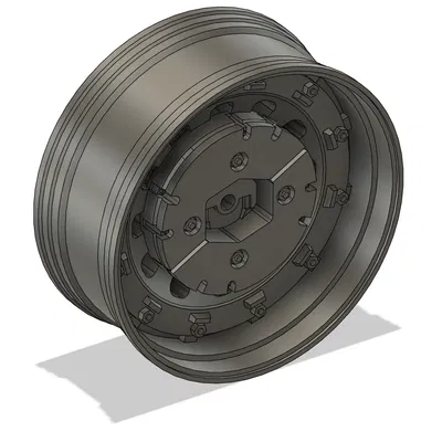 Mâm Bánh Sau Xe International Harvester Tỷ Lệ 1:8