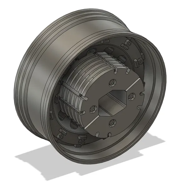 Mâm Bánh Sau Xe International Harvester Tỷ Lệ 1:8 - Image 5