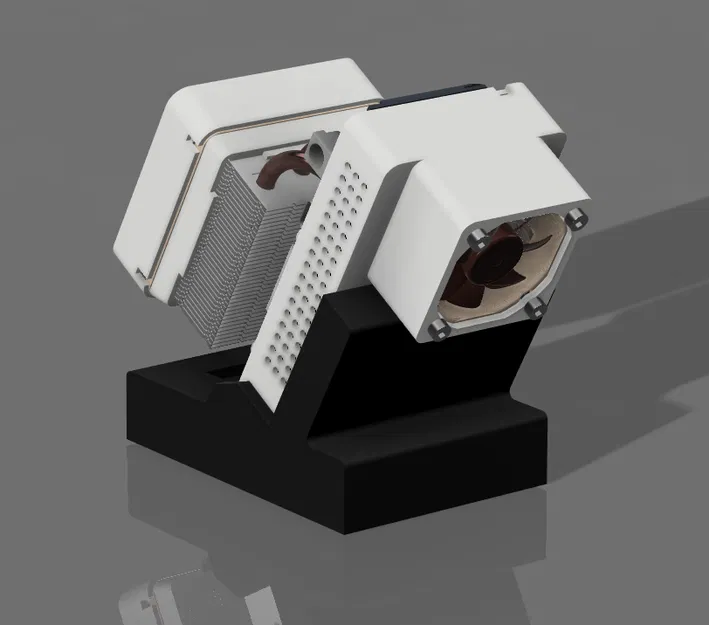 Vỏ Case và Đế Tản Nhiệt Tối Giản cho BitAxe Gamma 601 - Image 2