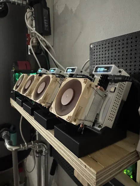 Vỏ Case và Đế Tản Nhiệt Tối Giản cho BitAxe Gamma 601 - Image 4