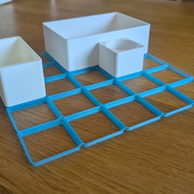 Base Gridfinity Phiên Bản Tiết Kiệm Vật Liệu