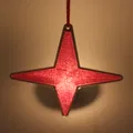 Đồ trang trí hình ngôi sao | Kiểu kính màu | Đa màu, trong mờ - Thumbnail 5
