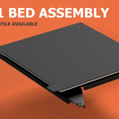 Mô hình CAD Lắp Ráp Giường Máy In Creality K1