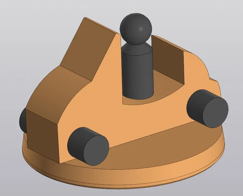 Xe Đồ Chơi Bằng Gỗ Từ Liên Xô. Token Cho Board Game. - Image 2