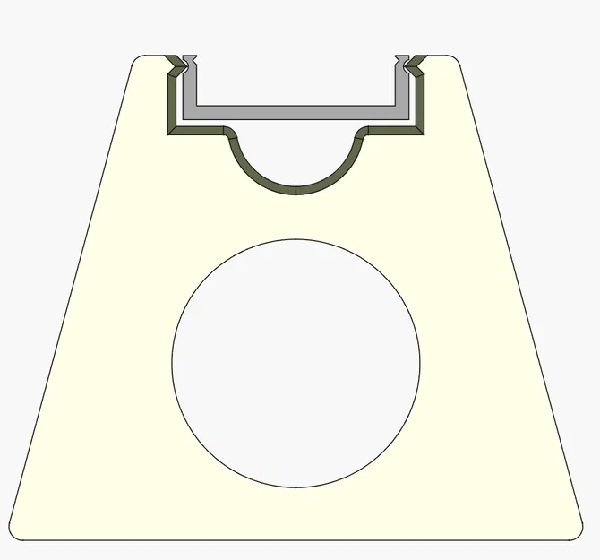 Chân đế cho thanh nhôm LED dạng tham số - Image 2