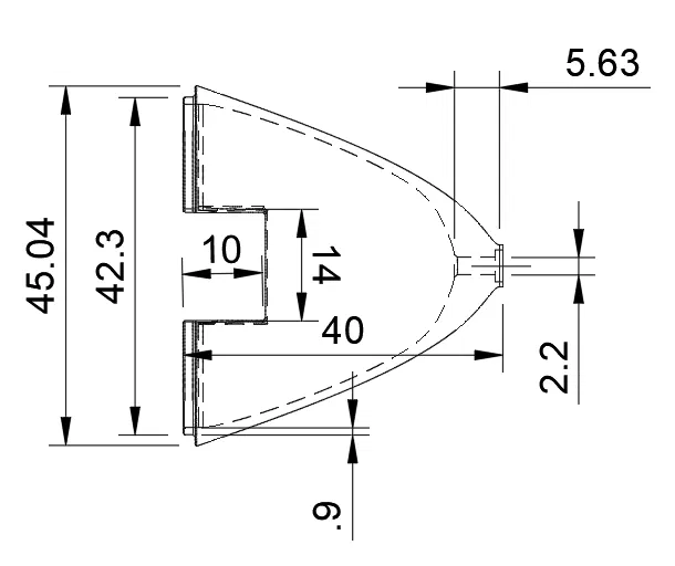 Chóp cánh quạt gập đường kính 45mm - Image 2