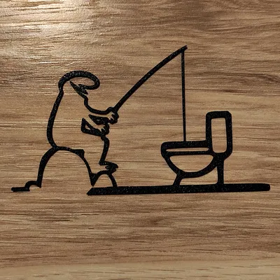 Móc Treo Cửa Nhà Vệ Sinh "WC" Vui Nhộn – La Linea Balum 145