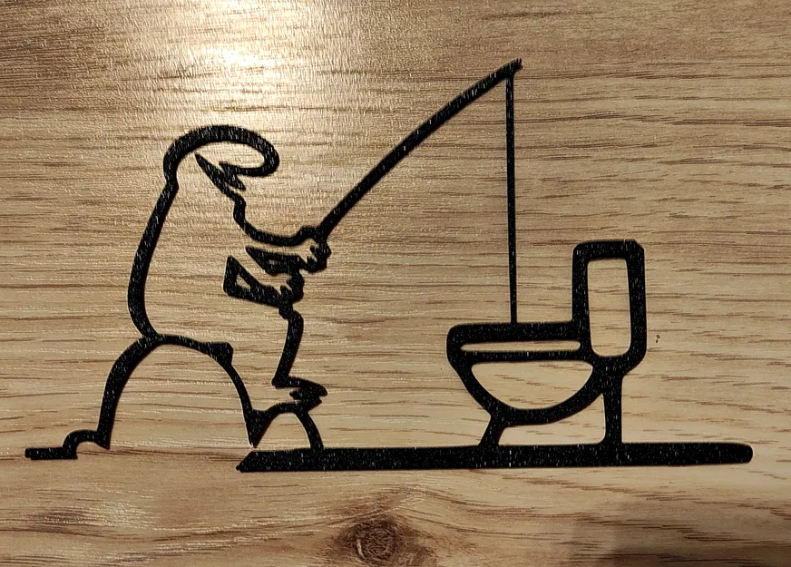 Móc Treo Cửa Nhà Vệ Sinh "WC" Vui Nhộn – La Linea Balum 145 - Image 4