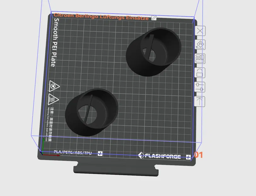 Giá đỡ điện thoại khe gió điều hòa Citroen Berlingo - 2 phiên bản - Image 2