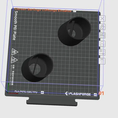Giá đỡ điện thoại khe gió điều hòa Citroen Berlingo - 2 phiên bản