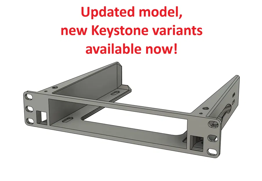 Giá đỡ rack 10" Lenovo ThinkCentre Tiny có ổ cắm Keystone - Image 1