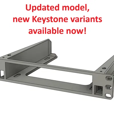 Giá đỡ rack 10" Lenovo ThinkCentre Tiny có ổ cắm Keystone