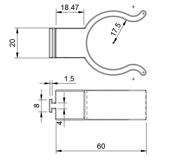 Kẹp Chân Tủ Bếp - Móc Treo Đa Năng - Image 2