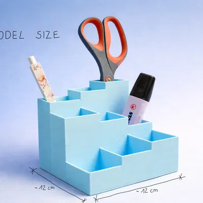 Hộp Đựng Đồ Bàn Làm Việc Hình Lập Phương