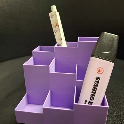 Hộp Đựng Đồ Bàn Làm Việc Hình Lập Phương