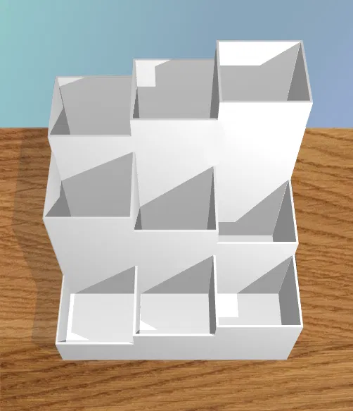 Hộp Đựng Đồ Bàn Làm Việc Hình Lập Phương - Image 8