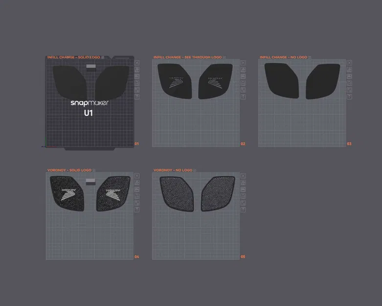 Honda PC800 - Lưới tản nhiệt loa - Image 4