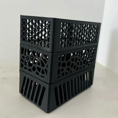 Hộp Lưu Trữ 30+ Kiểu - Xếp Chồng - Parametric - OpenSCAD