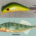 Mồi Câu Cá "Drunken Stickleback" Có Mắt 3D - Thumbnail 4