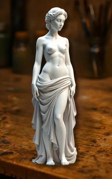 Tượng Nữ Thần Hy Lạp - Tác Phẩm Điêu Khắc Nữ Cổ Điển - Image 1