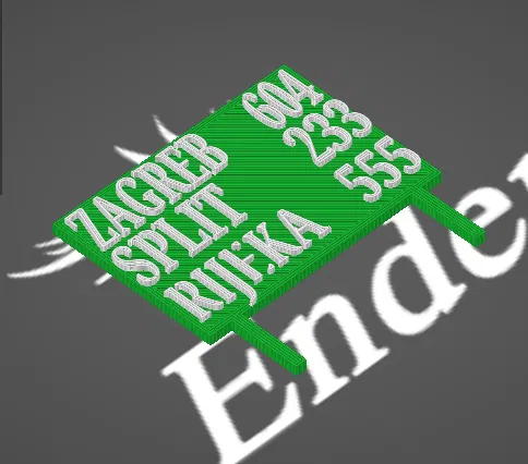 Biển Chỉ Đường Về Dubrovnik Tỷ Lệ TT - Image 1