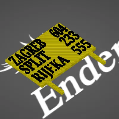 Biển Chỉ Đường Về Dubrovnik Tỷ Lệ TT