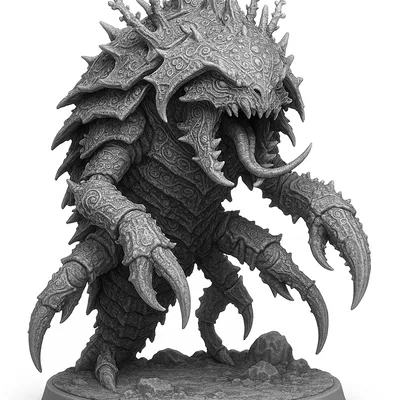 Nữ Hoàng Thủy Triều - Mẫu In 3D