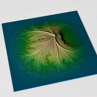 Trang Trí Tường Hình Fractal Vân Ve Tựa Như Mạch Máu