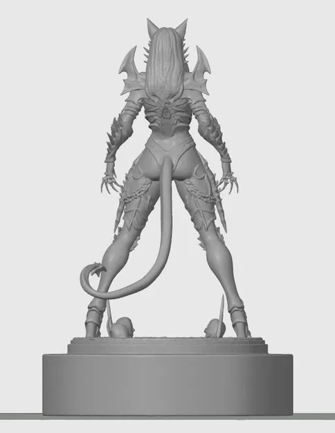 Mô hình Warhammer mèo-girl 31 - Image 2