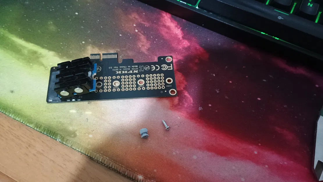 pcie nvme riser đơn giản - Image 1