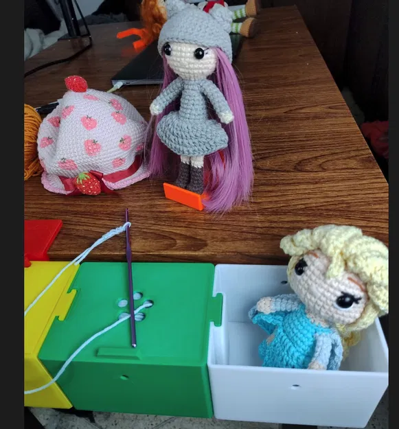 Hộp Đựng Cuộn Len Có Thể Xếp Chồng - Image 9