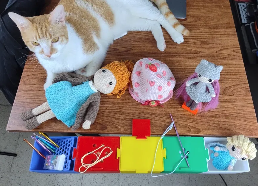 Hộp Đựng Cuộn Len Có Thể Xếp Chồng - Image 11