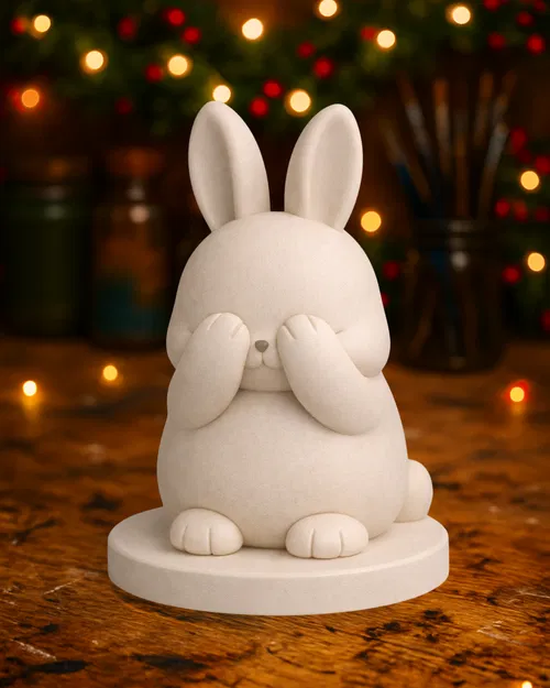 Tượng Thỏ Dễ Thương - Image 1
