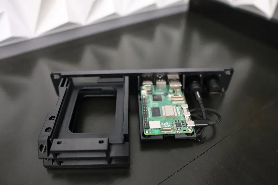 Khay Rack Server 10 inch Raspberry Pi5 NAS, 2 SSD Hot Swap, Cổng HDMI và Nguồn - Image 5