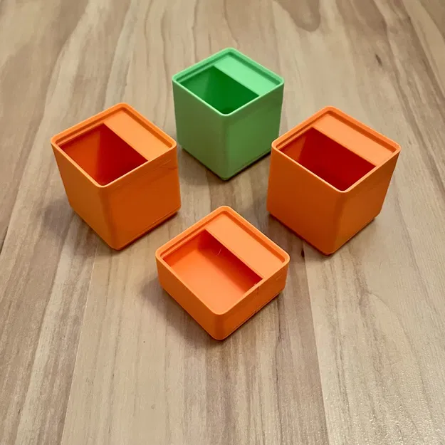 Hộp Gridfinity chuẩn kèm nhãn + file tham số - Image 1