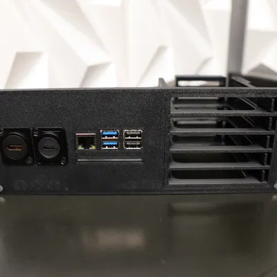 Tấm Rack Server Raspberry Pi5 NAS 10 inch, 5 khay SSD Hot Swap, Cổng HDMI & Nguồn