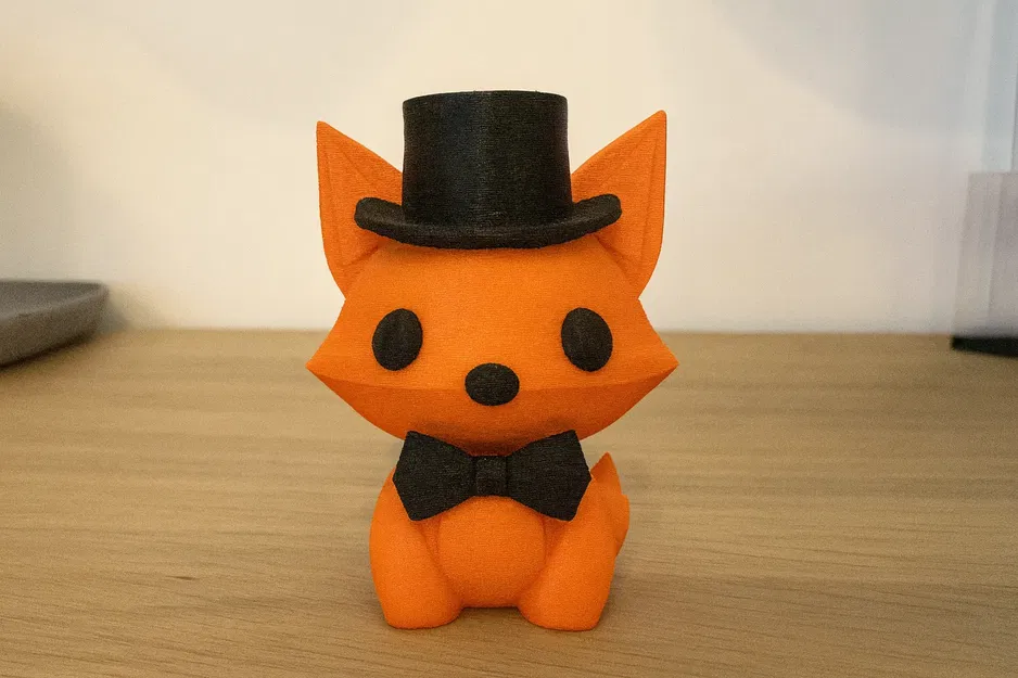 Cáo Sang Chảnh Đội Mũ Phớt Thắt Nơ - Image 2