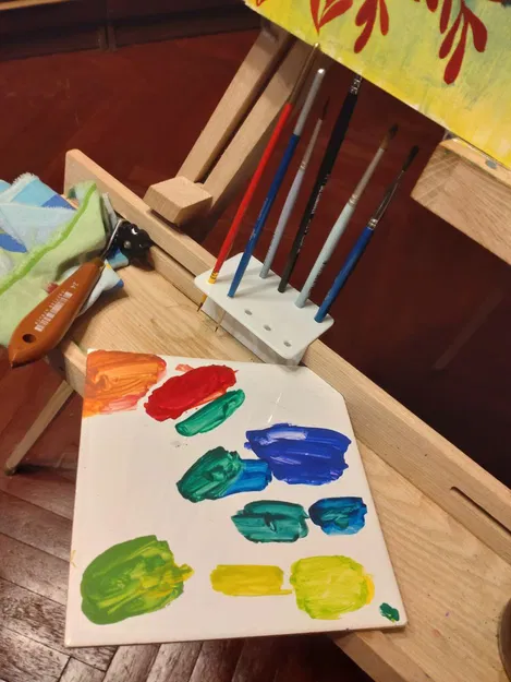 Giá đỡ cọ cho chân đế vẽ tranh nghệ thuật - Image 1