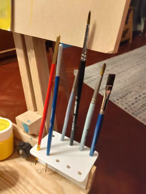 Giá đỡ cọ cho chân đế vẽ tranh nghệ thuật - Image 2