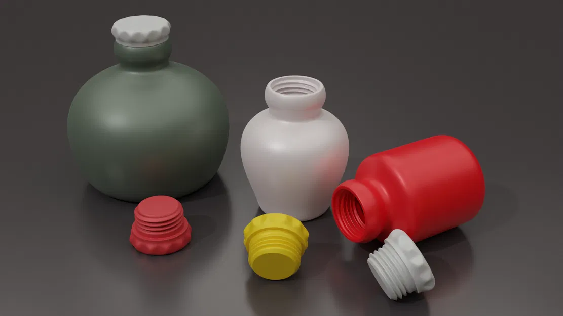 Bộ Chai - Bình Đựng Thuốc, Đồ Uống, Bình Giữ Nhiệt Các Loại - Image 2