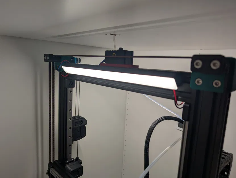 Khay Đèn LED "Voron Matchstick, Daylight (XXL) trên Thanh Nhôm" Có Nắp Tản Sáng (Phiên bản Alchemy3d) - Image 1