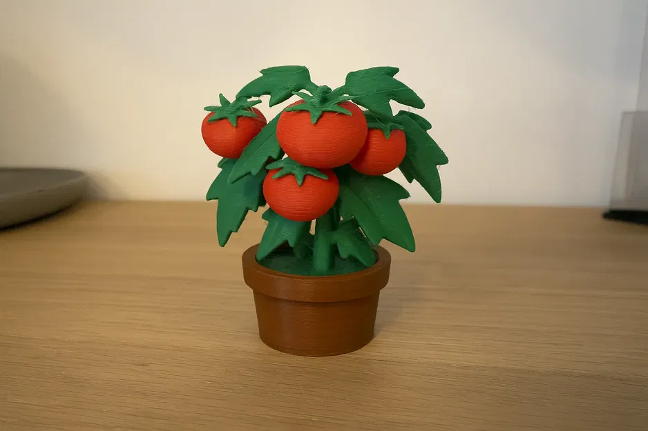 Mô Hình Cây Cà Chua Nhỏ Xinh Trong Chậu - Image 2