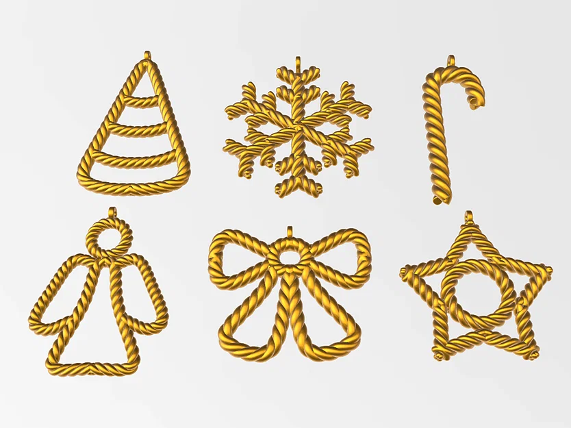 Đồ trang trí Giáng sinh - Bộ sưu tập dây thừng số 3 - Image 2